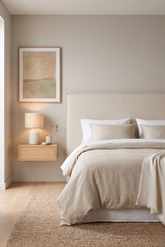 Funda de Respaldo de Cama de Lino Reversible – Modelo Fuelle