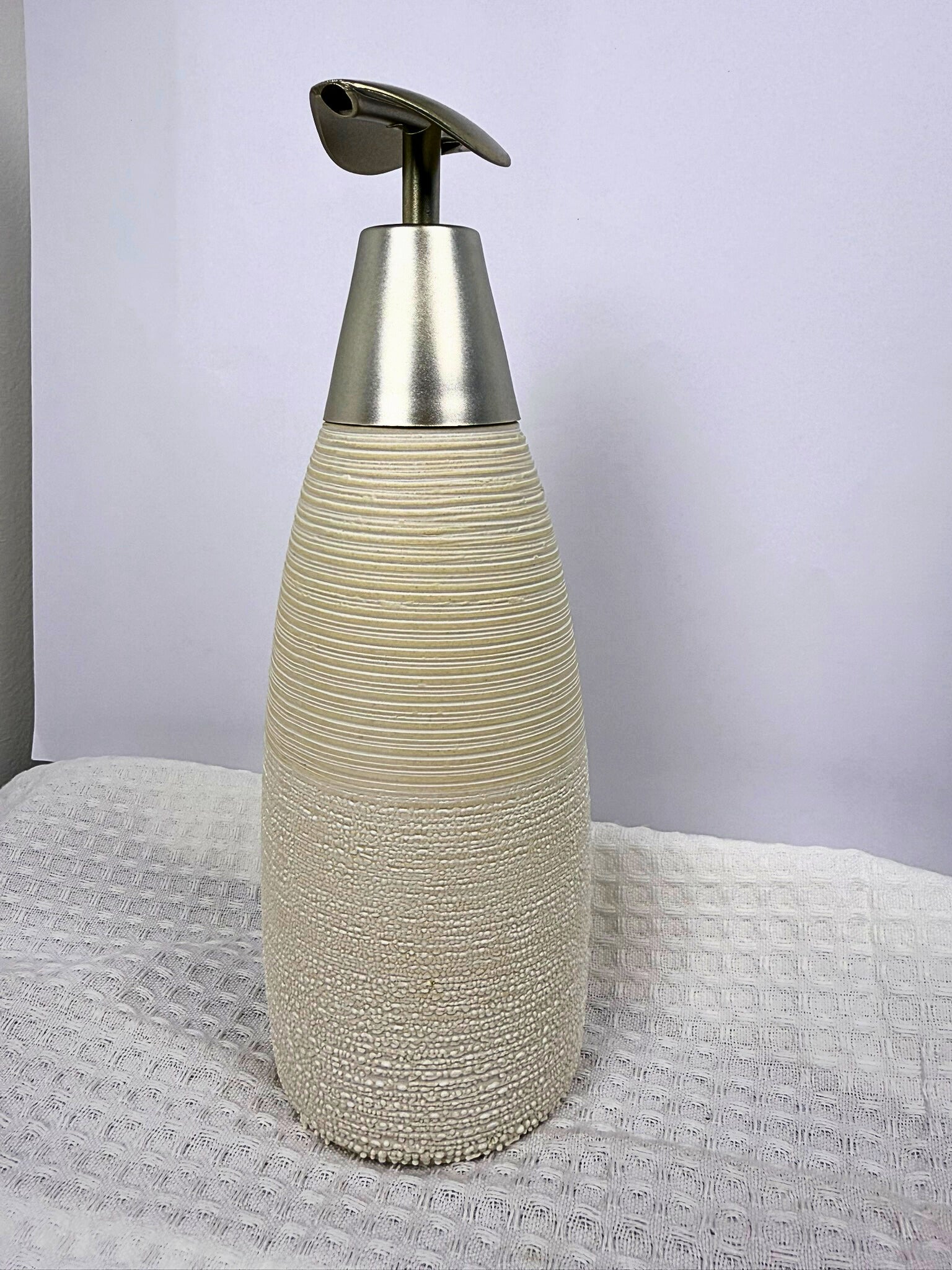 Set de Baño 4 Piezas Cerámica color Beige estilo Nórdico