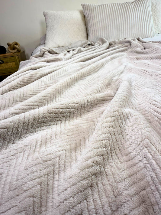 Manta Chita Beige 1,30x1,50m