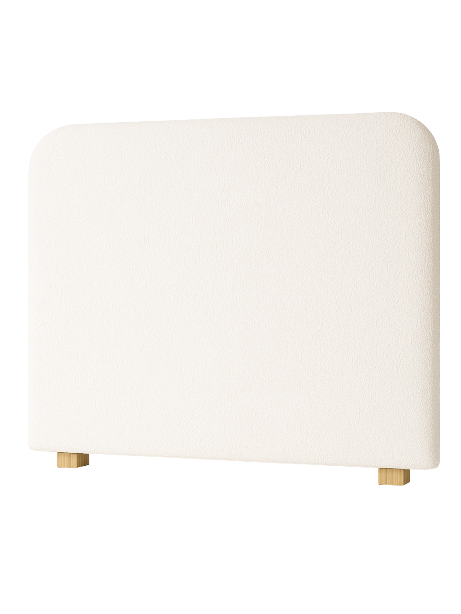 Respaldo de Cama Arco Nórdico Elara Bouclé Off-White
