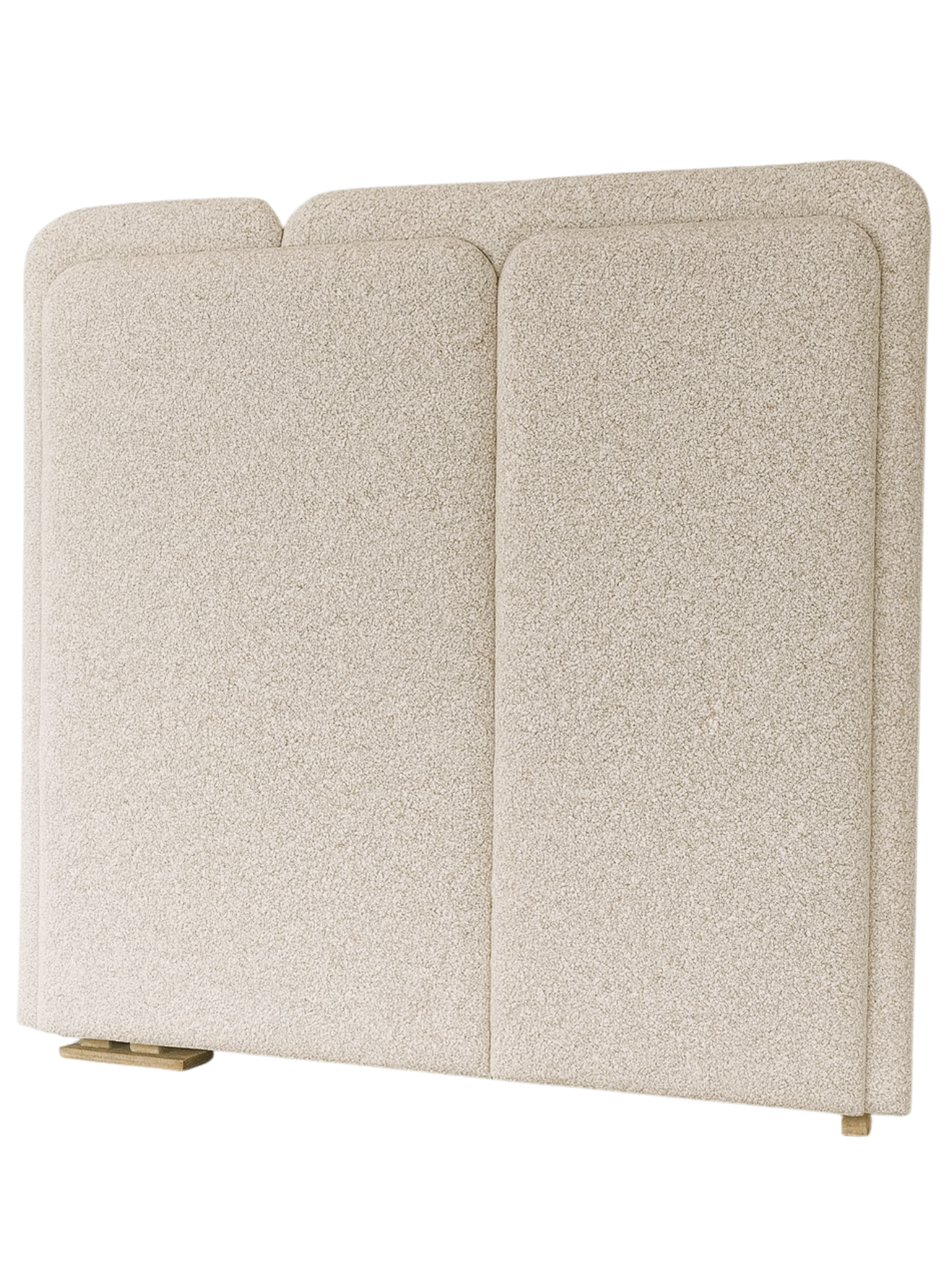 Respaldo de Cama Asimétrico Aurora Bouclé