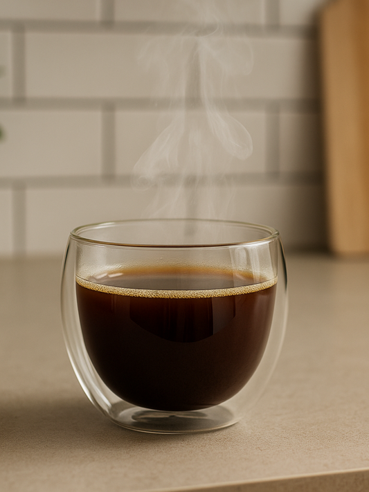 TAZA VASO VIDRIO DOBLE PARED FRIO/CALIENTE 250 ML (PACK 4 Ó UNITARIO)