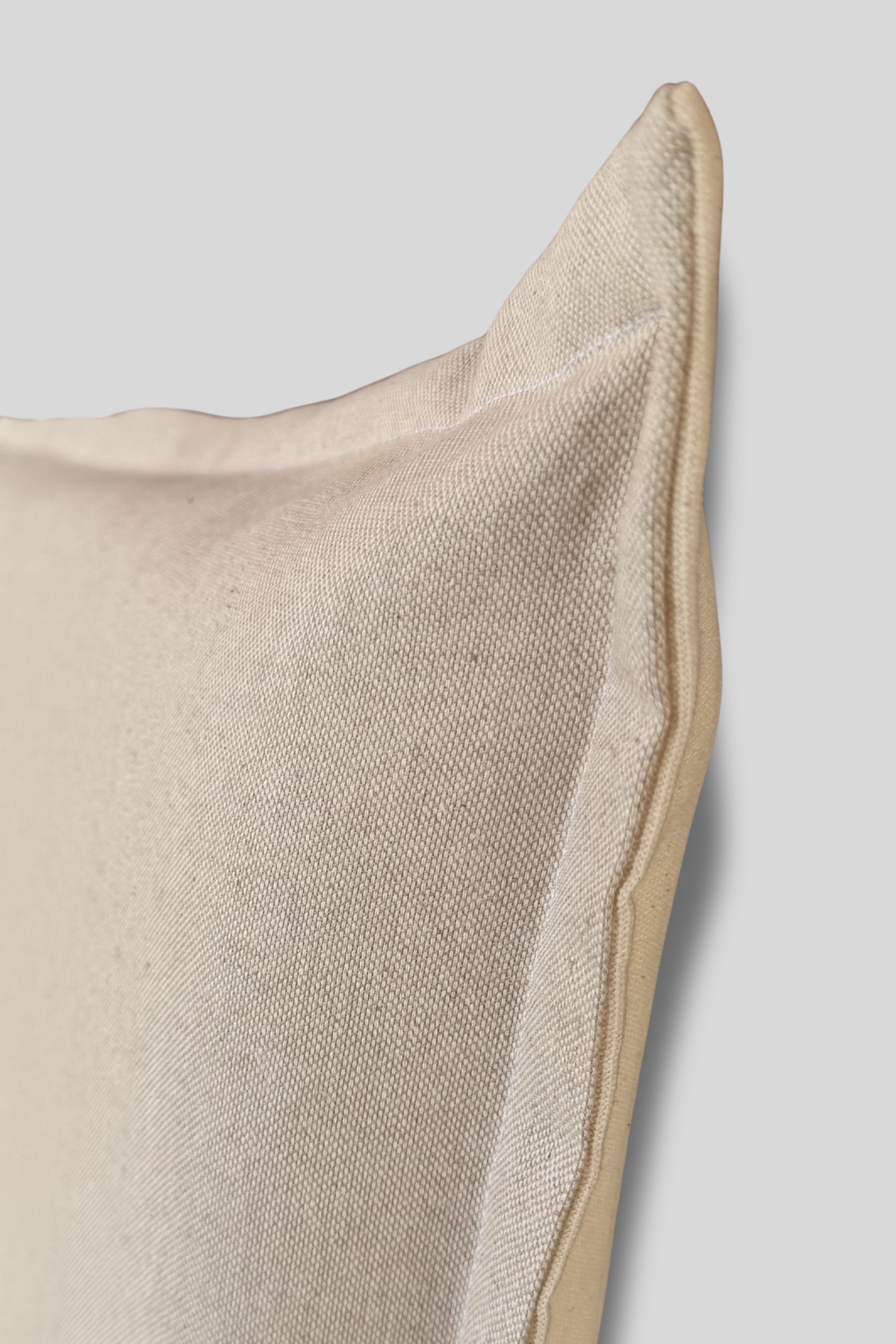 Funda de Respaldo Modelo Pestaña Lino Taupe y Beige