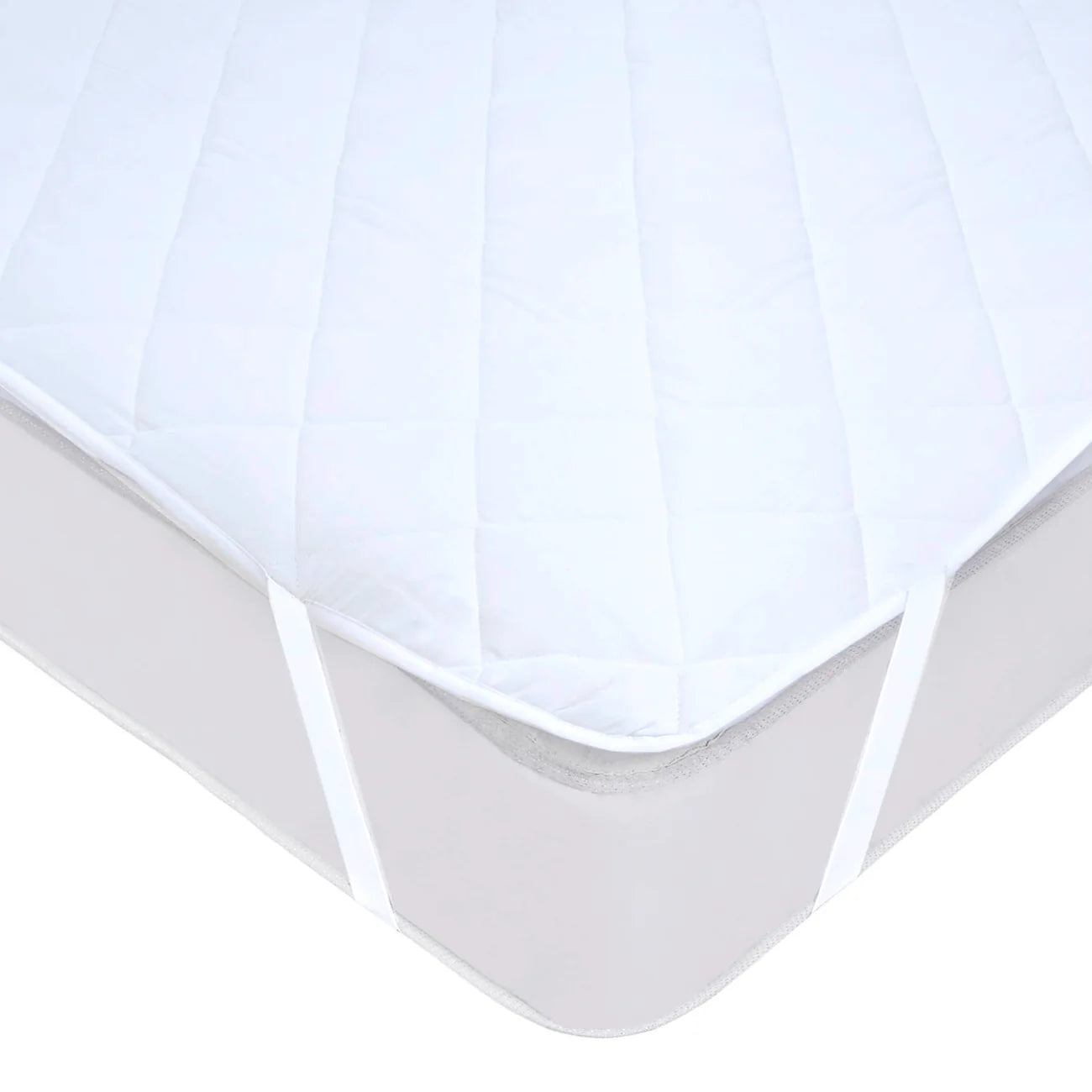 Cubrecolchon Acolchado Blanco